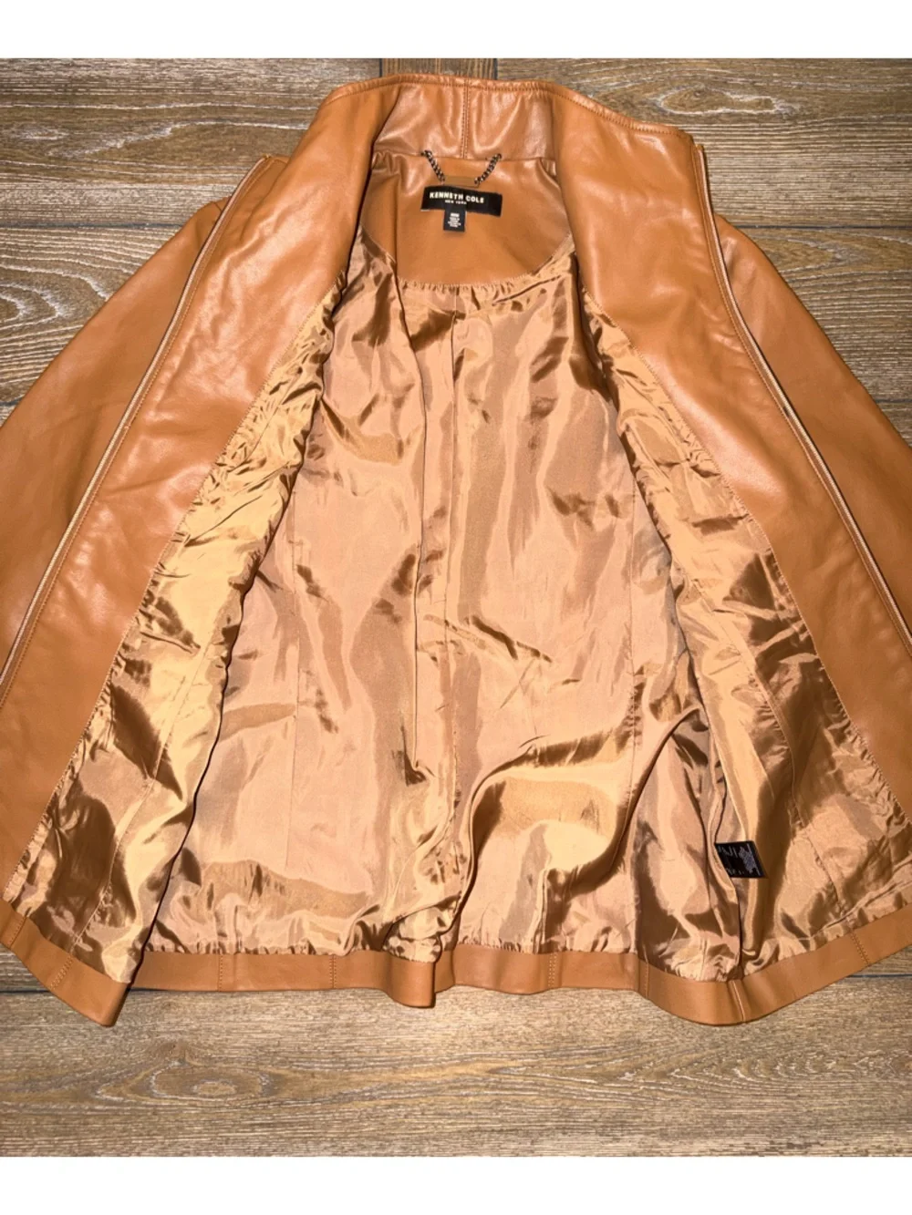 Kenneth Cole New York women's faux leather jacket - Picture 11 of 15
